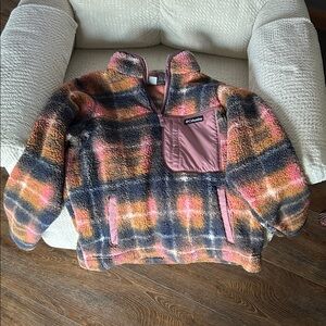 Columbia Multicolor Plaid Fleece Pullover